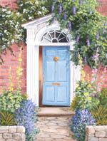 Georgian Blue Door