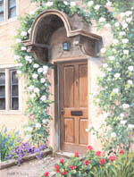 Brown Door In Chertsey
